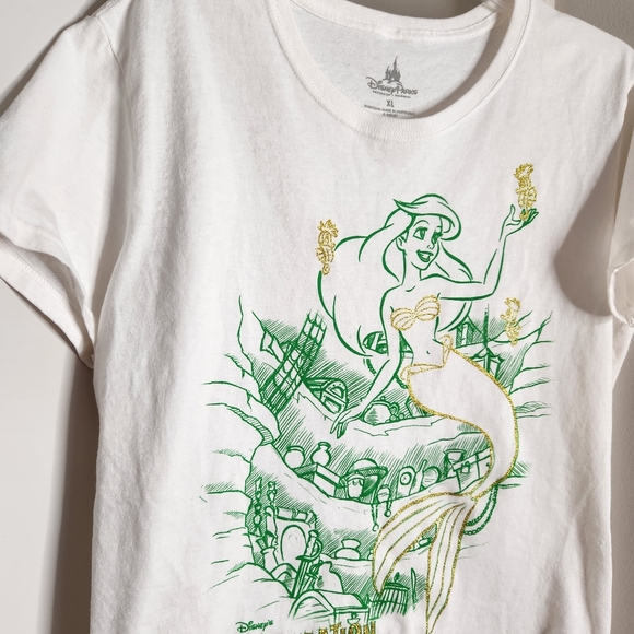 Disney Parks Tee womens XL Art of Animation Little Mermaid short sleeve - Picture 3 of 4